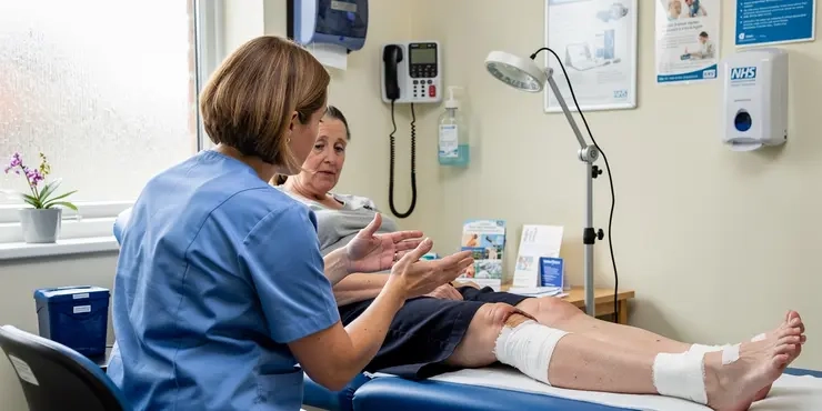 Leg ulcer see Venous leg ulcer