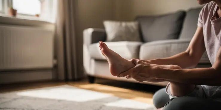 Parent guide to club foot stretches: Step 1