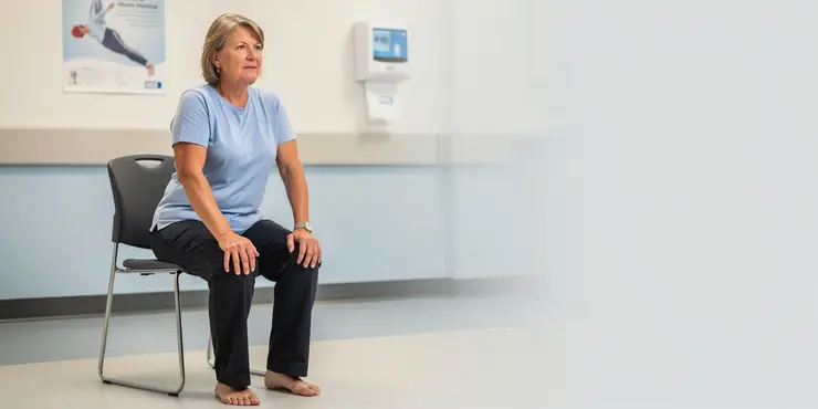 Pilates for back pain: Seated waist twist | NHS