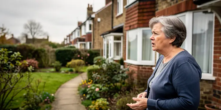 Should I contact the authorities if my neighbor refuses to adjust their camera?