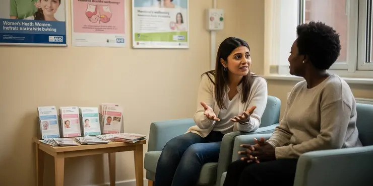 What are common signs of heavy menstrual bleeding?