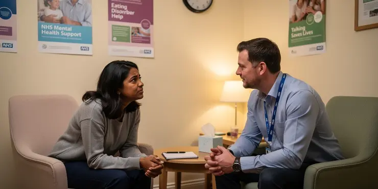 What are common symptoms of eating disorders?