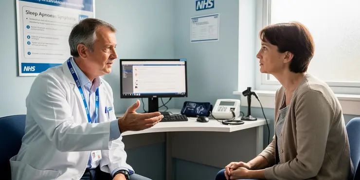 What are common symptoms of sleep apnea?