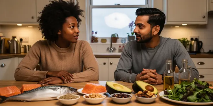 What are omega-3 and omega-6 fats, and why are they important?