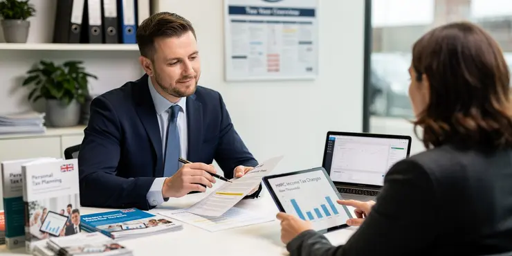 What are the HMRC income tax changes coming into effect in April 2026?