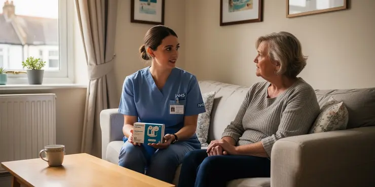 What are the advantages of an at-home colorectal cancer test?