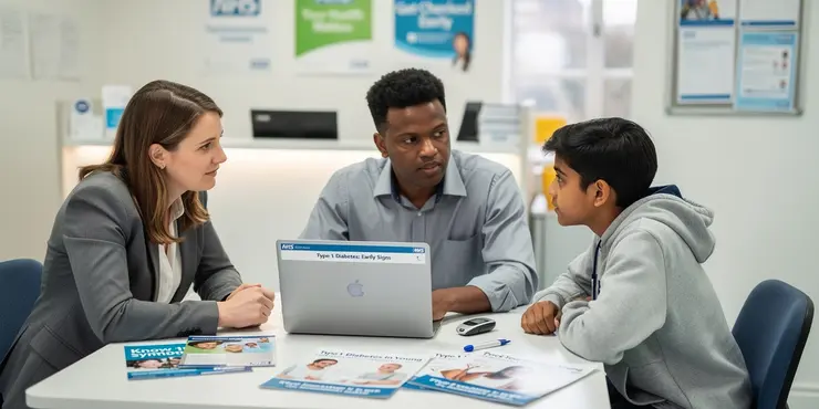 What are the benefits of early detection of type 1 diabetes?