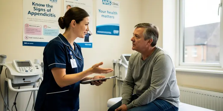 What are the common symptoms of appendicitis?