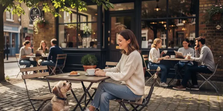 What are the general rules for bringing dogs into shops cafes public transport?
