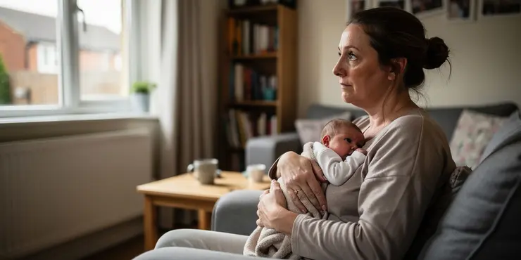 What causes postnatal depression?