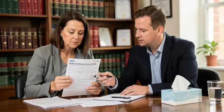 What documents are required to register a death?