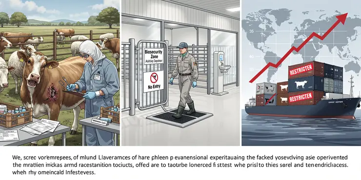 What economic impact do screw worms have?