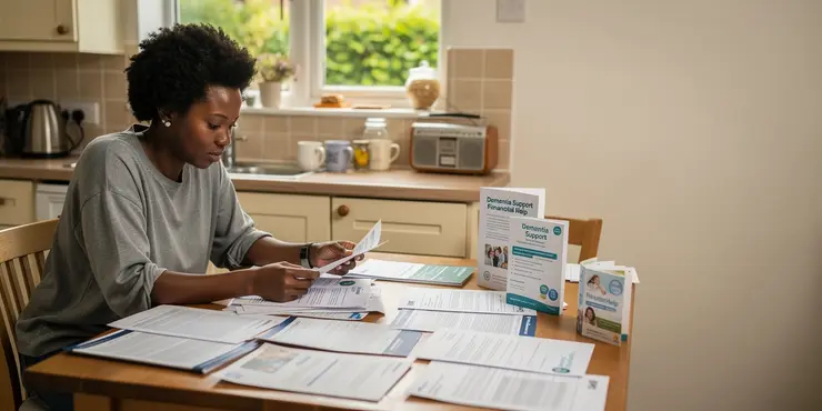 What financial support is available for people with dementia?