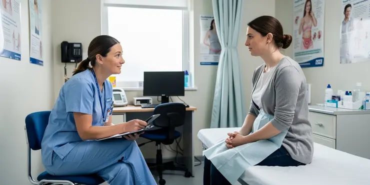 What happens after a womb lining test?