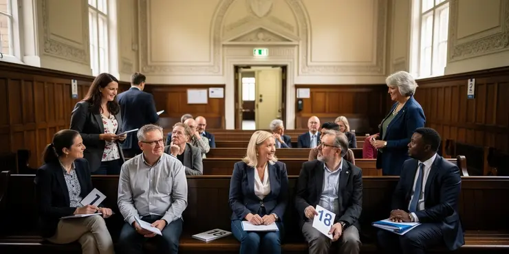 What happens during jury selection?