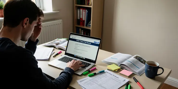 What happens if I fail the DVSA Theory Test?