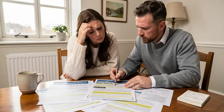 What happens if the surveyor's report reveals major issues?