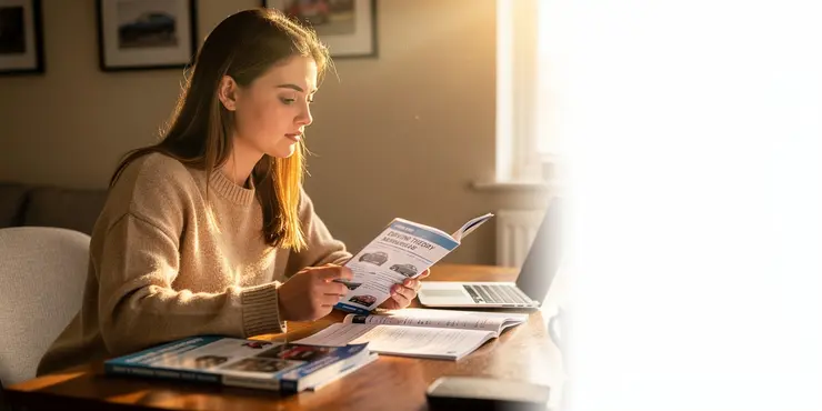 What identification is required for the theory test?