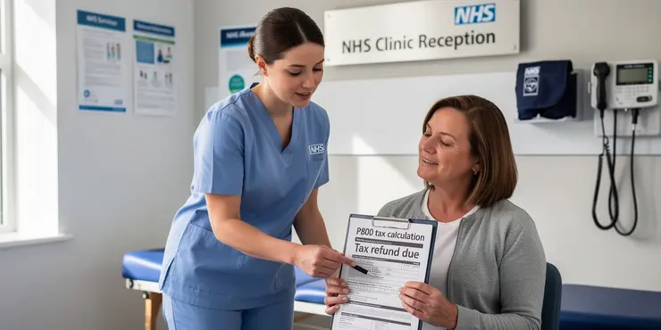 What is a P800 form and how does it relate to my tax refund?