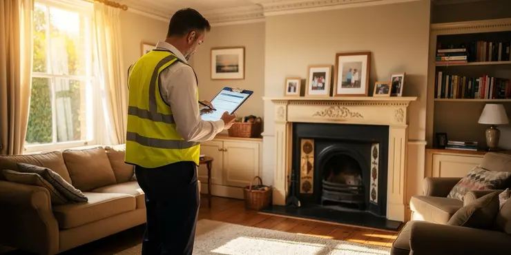 What is a surveyor's report in the context of buying a house?