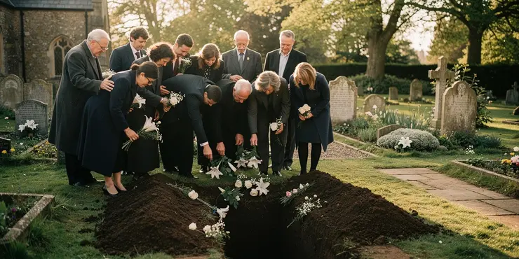 What is a traditional ground burial?