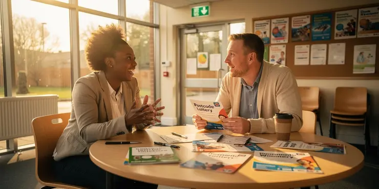 What is the Postcode Lottery in the UK?