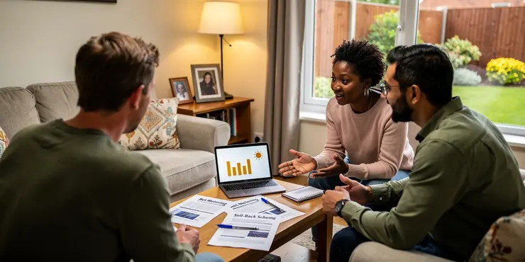 What is the difference between net metering and home solar electricity sell-back schemes?