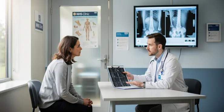 What is the purpose of a bone scan in prostate cancer treatment?