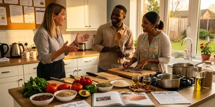 What is the recommended daily fat intake for a 2,000 calorie diet?