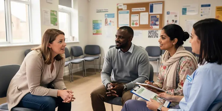 What is the role of healthcare professionals in supporting carers?