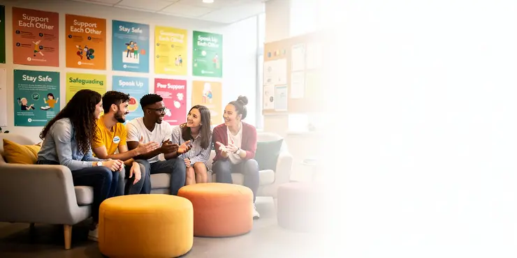 What is the role of peer support in preventing grooming?