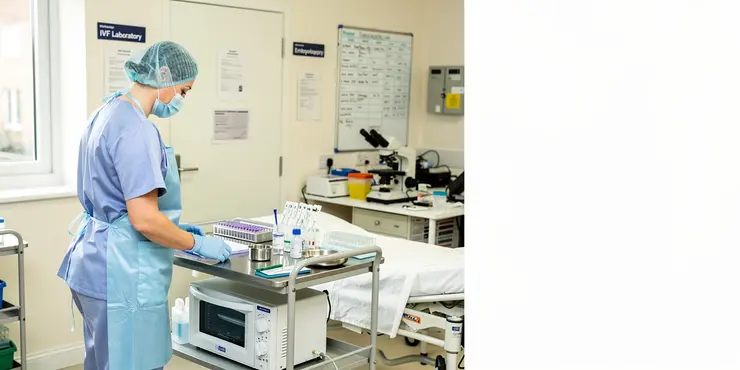 What is the role of the embryologist in IVF?