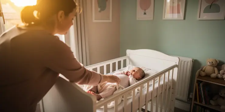 What is the safest sleep environment for an infant?