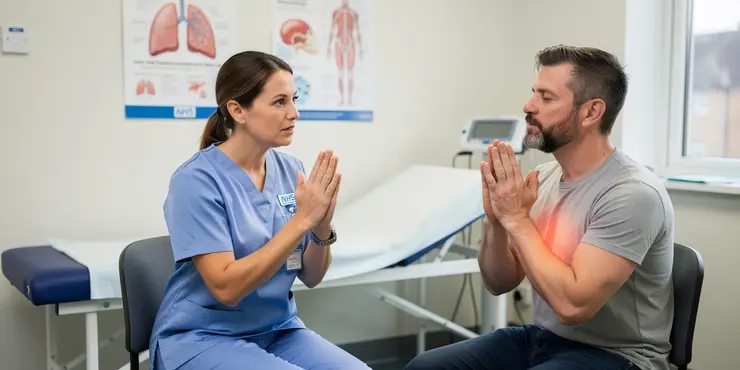 What qualifications should a provider of air physiotherapy have?