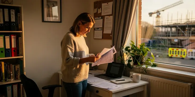 What rights if public works affect home business or travel exist if construction noise disrupts my home-based work?