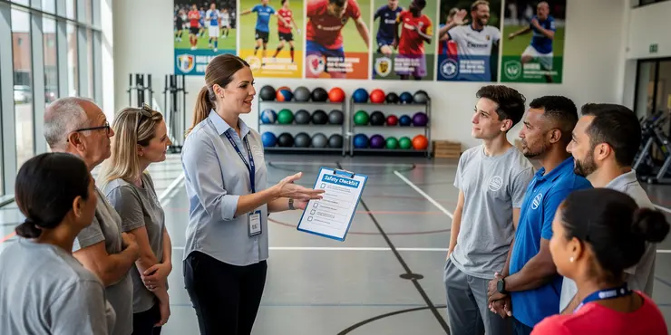 What role do volunteers play in community sports group safety compliance?