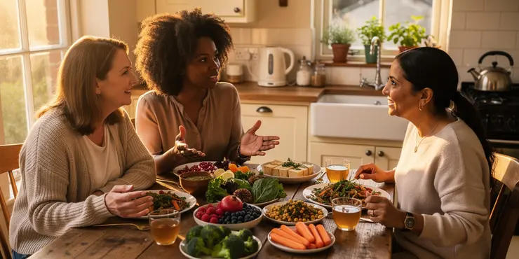 What role does diet play in menopause masking?