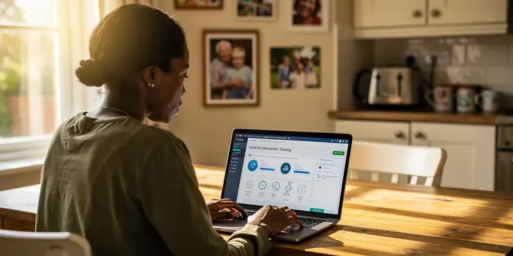 What role does genetic testing play in MND?