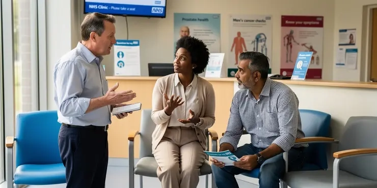 What should I ask my doctor before scheduling a prostate screening?