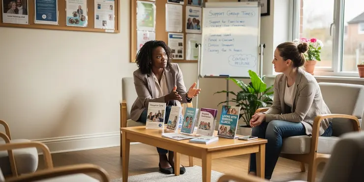 What should I ask when choosing terminal illness support for family services?