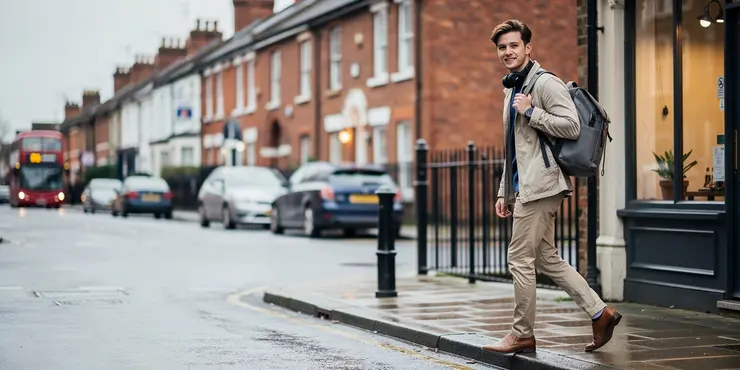 What should I bring with me when walking to work?