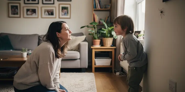 What should I do if I find a spider in my home?