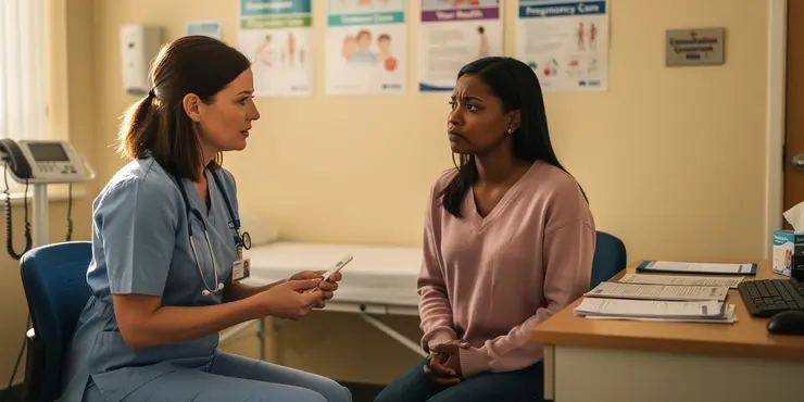 What should I do if I get unclear results on a pregnancy test?