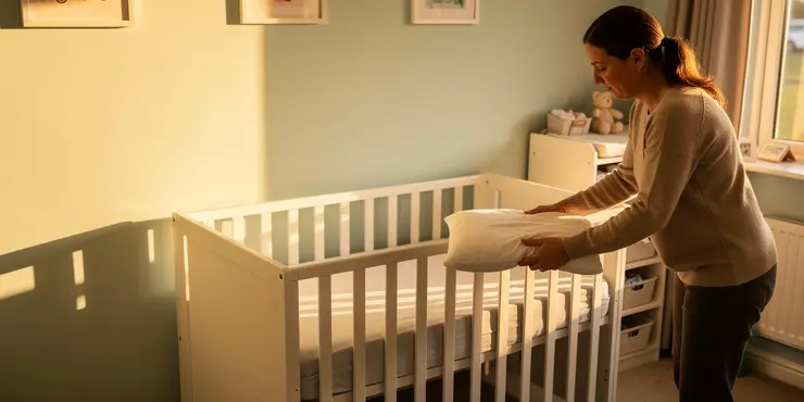 What should I do if I have been using a baby pillow and learned it might be unsafe?