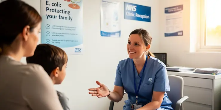 What should I do if I suspect an E. coli infection?