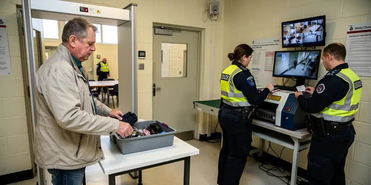 What should I expect when visiting a prison?