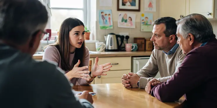 What should I tell my family and friends about my nut allergy?