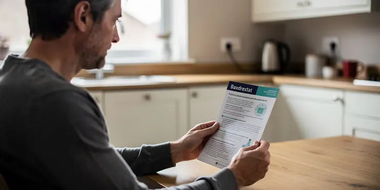 What should a patient do if they miss a dose of Baxdrostat?