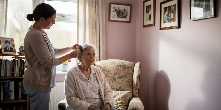 What tasks do live-in caregivers perform?