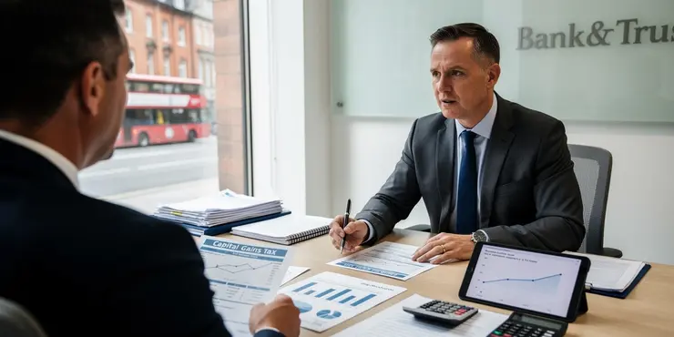 What tax rate applies to capital gains from property sales?